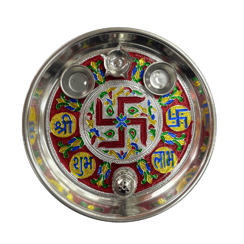 Fancy single Aarti Pooja Tray