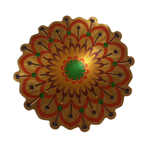 Fancy Diwali Rangoli sticker 24cm,