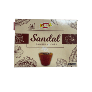 2 in 1 Sambrani and Charcoal Sandal wood cups